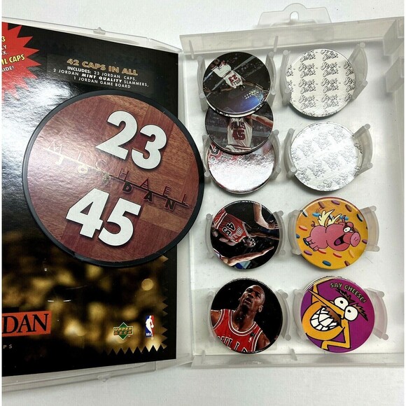 Michael Jordan Upper Deck Championship Box NBA POGs Slammer 42 Pieces Set - Picture 1 of 8